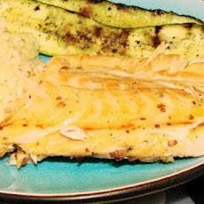 Maple Planked Salmon With Grilled Lemon