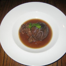 Red Wine Braised Center-Cut Beef Shanks