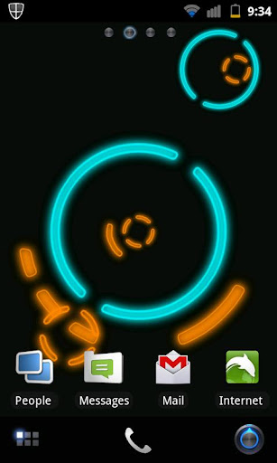 【免費個人化App】NeonGears Live Wallpaper Basic-APP點子