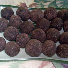 Raw Chocolate Ginger & Peanut Butter Truffles