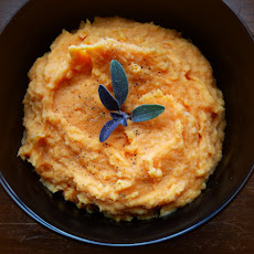 Baked Root Vegetable Purée with Sage