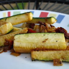 Sauteed Zucchini With Sun-Dried Tomatoes