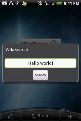 【免費生產應用App】WikiSearch Widget-APP點子