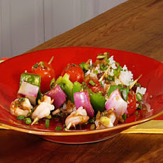 Shrimp Skewers with Mango Dipping Sauce