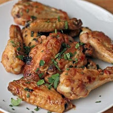 Crisp Curry Chicken Wings with Coriander Cucumber Sauce