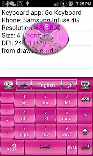 【免費個人化App】Simply Pink Keys Keyboard Skin-APP點子