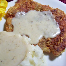 Chicken-Fried Steak With Cream Gravy