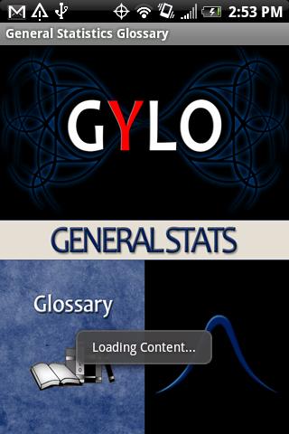 General Statistics Glossary