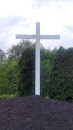 Evergreen Cross on the Mound