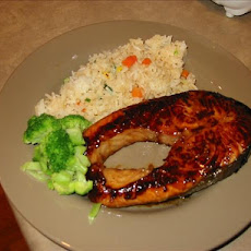 Barbecue Halibut or Salmon Steaks