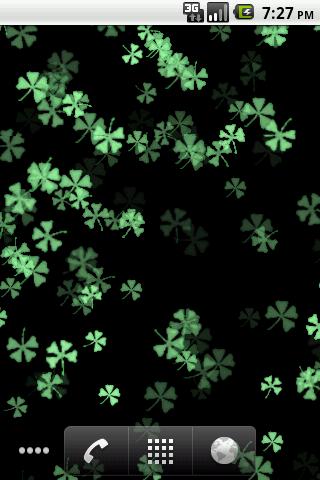 4 Leaf Clovers Live Wallpaper