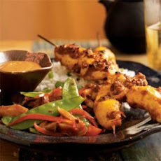 Chicken Saté with Peanut Sauce