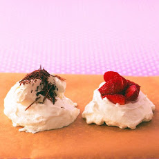 Strawberry Meringue Nests