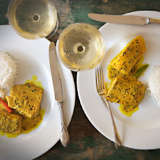 Salmon in a Bengali Mustard Sauce