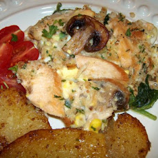 Salmon & Spinach Casserole
