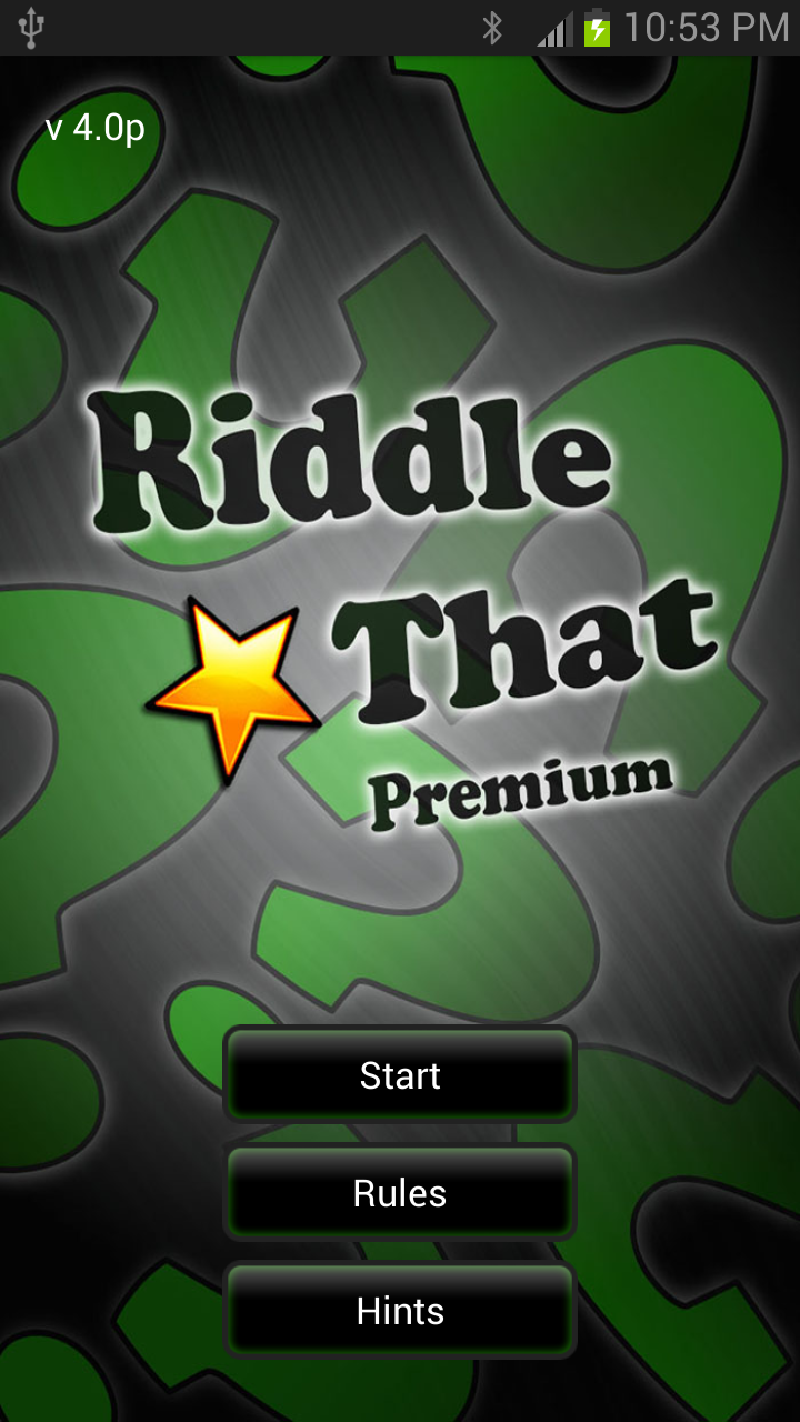 Android application Riddle That Premium screenshort