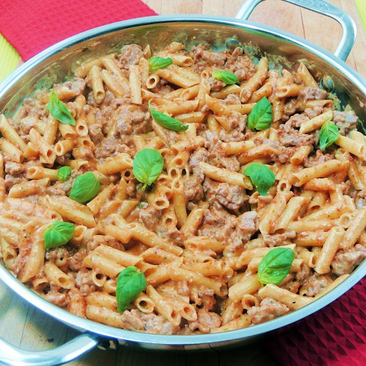 Yummly Tomato  pasta Dried Recipe Creamy Pasta   Pesto recipe Sun pesto creamy uk