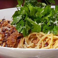 Buccatini with Italian Tuna and Calamata Olives