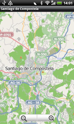 Santiago de Compostela Map