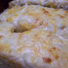 Garlic Bread with Mayo & Cheddar