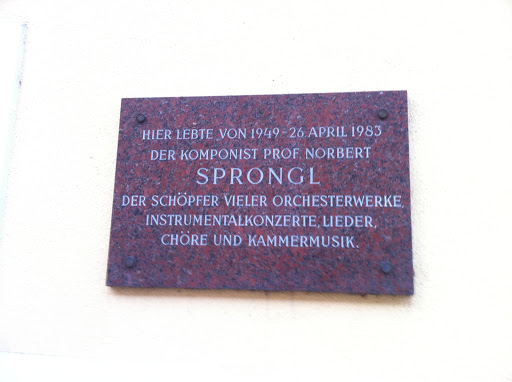 Komponist Prof. Norbert Sprongl