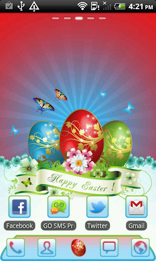 【免費個人化App】GO Launcher Happy Easter theme-APP點子