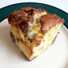 Goat Cheese, Artichoke, and Smoked Ham Strata