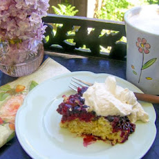 French Apple or Peach Cake