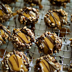 Chocolate Caramel Pecan Thumbprints [Week 9 of 12 Weeks of Cookies]