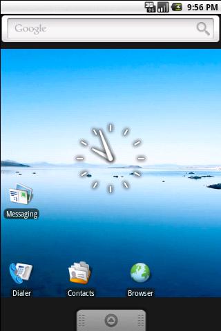 8Kbits clock widget