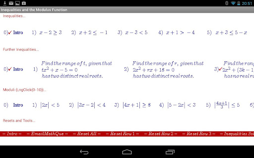 Inequalities Practice