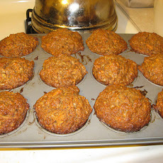Healthy Ginger Carrot Muffins
