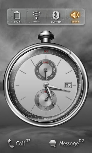 Time Tears Watch MXHome Theme