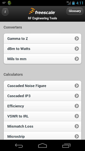 Freescale RF Engineering Tools