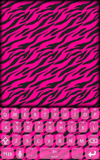 KB SKIN - Hot Pink Zebra