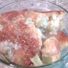 Lemony Rhubarb Pudding