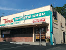 Johnny's Sports Shop Fish Mural