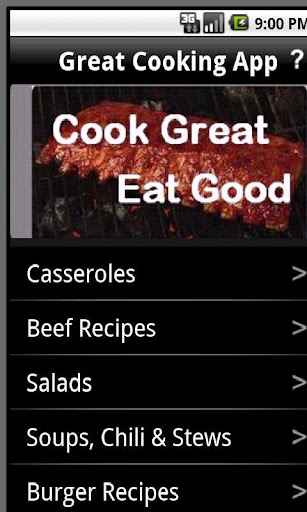 Easy Cooking App