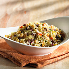 Vegetable, Bean, and Quinoa Salad With Avocado Dressing