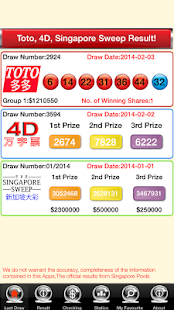 download 4D & Toto & SGP Sweep Free free