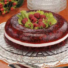 Raspberry Gelatin Ring
