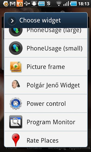 Polgár Jenő Widget