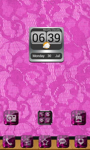 【免費個人化App】Go Themes: Magenta Mosaic-APP點子