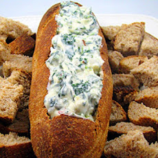 Easy Spinach Bread Dip