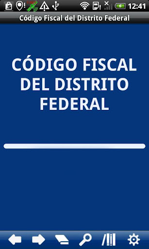 Fiscal Code Distrito Federal
