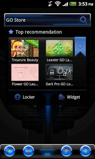 GOWidget Black Mexdroid Theme