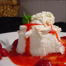 Overnight Raspberry (Or Strawberry) Meringue Torte