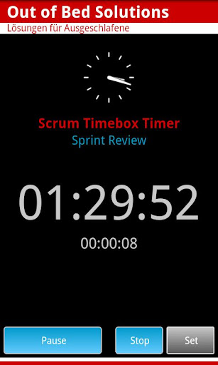 Scrum Timebox Timer