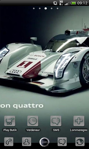 Audi Le mans Go Launcher theme