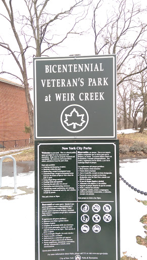 Bicentennial Veterans Park  at Weir Creek